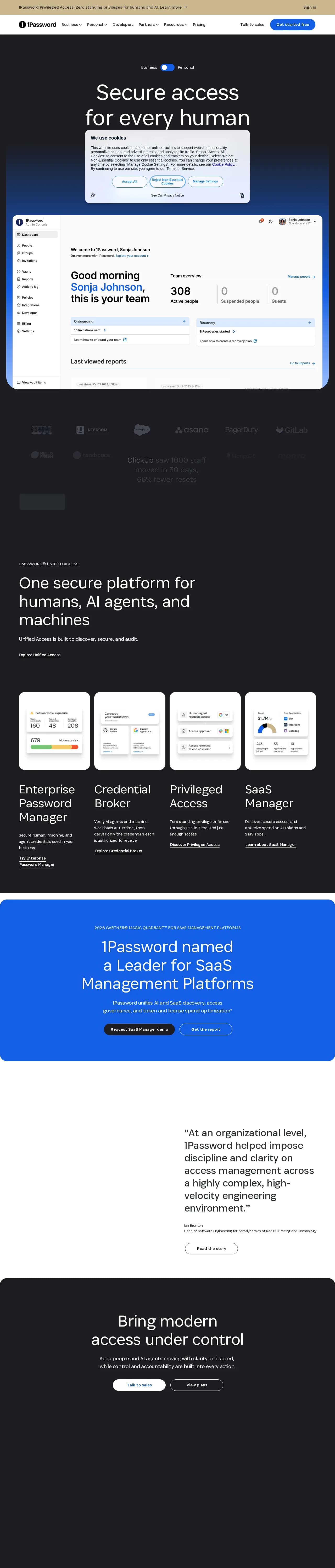 Screenshot of 1Password